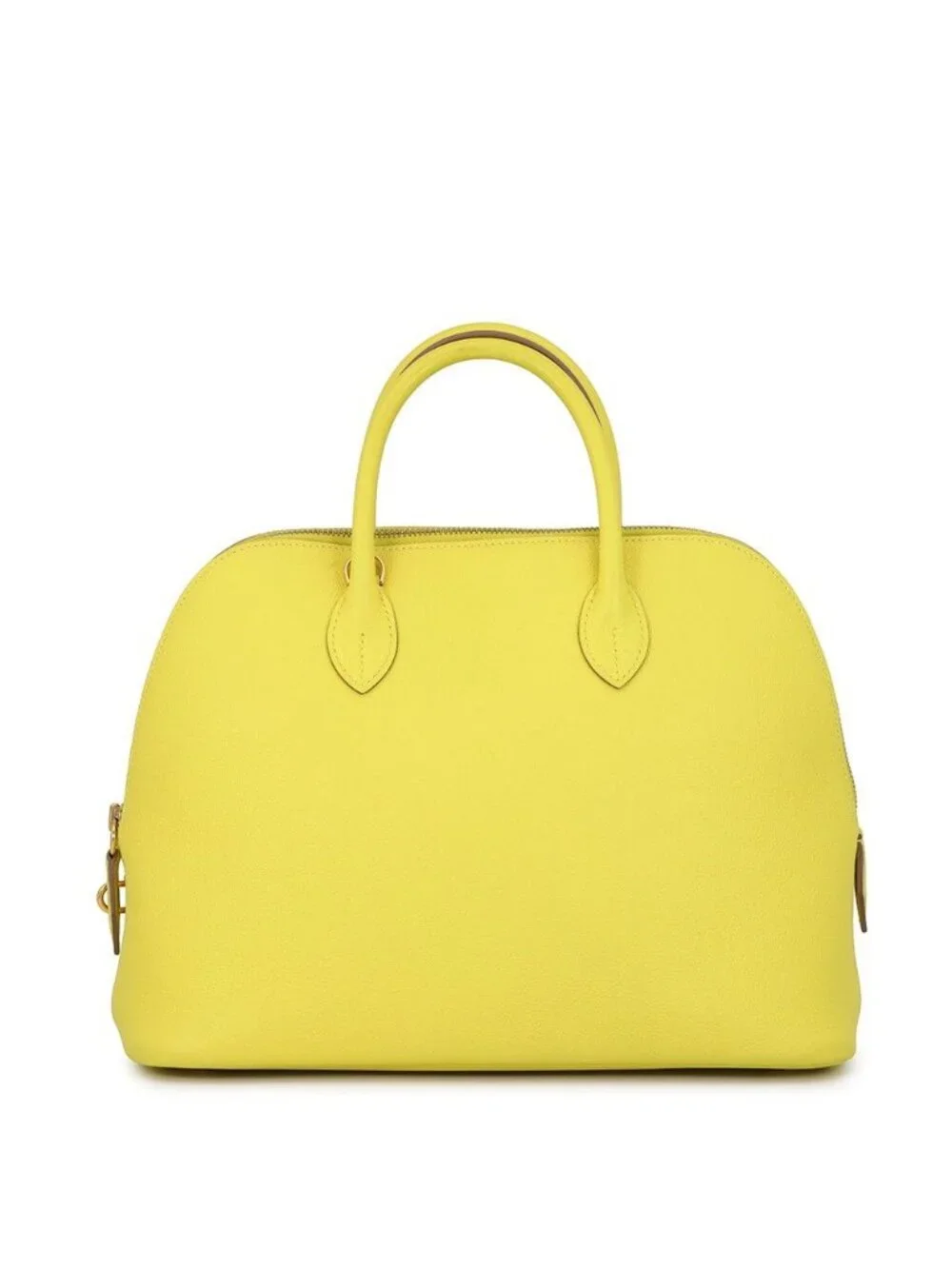 Hermes Handbag Bolide 30 Lime Gold Ever Color 2-Way